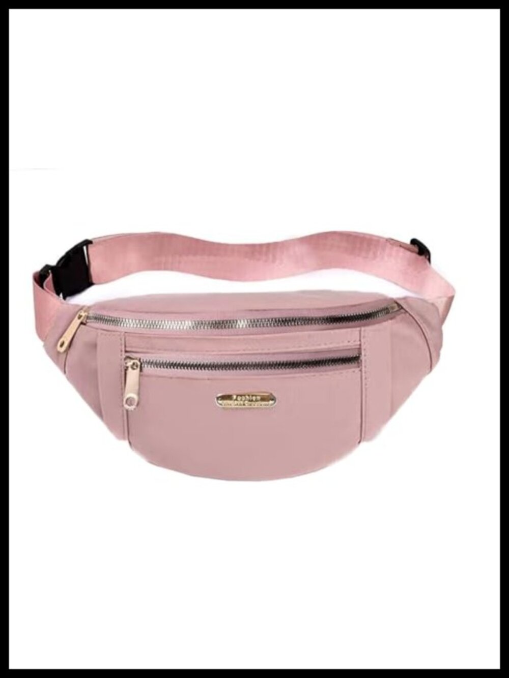 Waterproof Nylon Crossbody Fanny Pack Waist Bag Adjustable Strap Travel